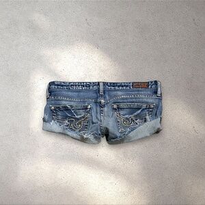 Adriano Goldschmied Low Rise Micro Denim Shorts